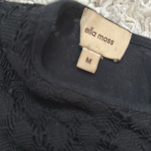 Ella Moss Eyelet Lace Mini Dress m - Picture 2 of 3